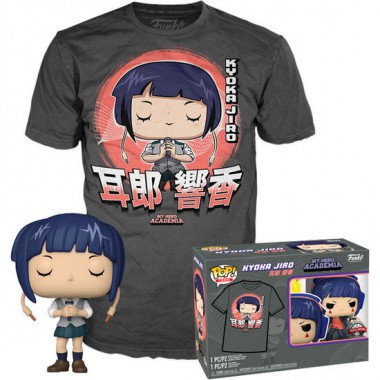 SET FIGURA POP & TEE MY HERO ACADEMIA KYOKA JIRO EXCLUSIVE