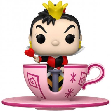 FIGURA POP WALT DISNEY WORLD 50TH QUEEN OF HEARTS AT MAD TEA PARTY EXCLUSIVE