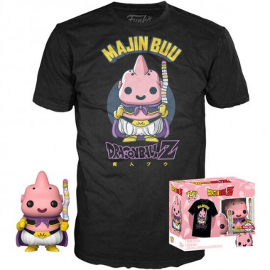 SET FIGURA POP & TEE DRAGON BALL Z MAJIN BUU EXCLUSIVE