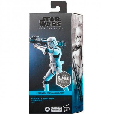 FIGURA ROCKET LAUNCHER TROOPER FALLEN ORDER STAR WARS 15CM