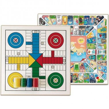 TABLERO PARCHIS-OCA CON ACCESORIOS