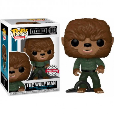 FIGURA POP UNIVERSAL MONSTERS THE WOLF MAN EXCLUSIVE