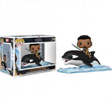 FIGURA POP MARVEL BLACK PANTHER WAKANDA FOREVER NAMOR WITH ORCA