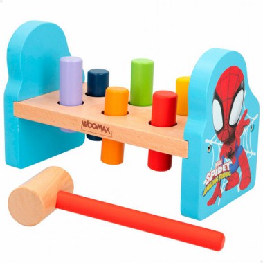 JUEGO MARTILLO MADERA SPIDEY MARVEL