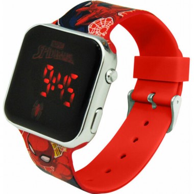 RELOJ SPIDERMAN MARVEL LED