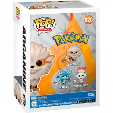 FIGURA POP POKEMON ARCANINE