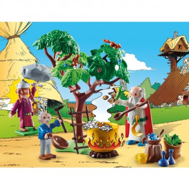 PLAYMOBIL ASTERIX PANORÁMIX CON EL CALDERO DE LA POCIÓN MÁGICA