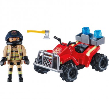 PLAYMOBIL ACTION BOMBEROS - SPEED QUAD