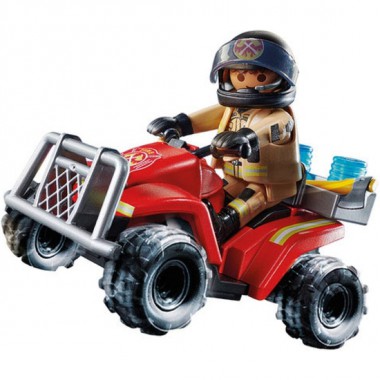 PLAYMOBIL ACTION BOMBEROS - SPEED QUAD