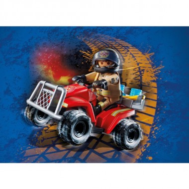 PLAYMOBIL ACTION BOMBEROS - SPEED QUAD