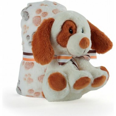 PELUCHE + MANTA SUAVE PERRITO DUFF 22CM