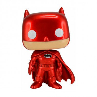 FIGURA POP DC COMICS BATMAN RED METALLIC EXCLUSIVE