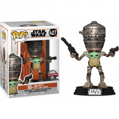 SET FIGURA POP & TEE STAR WARS IG-11 WITH THE CHILD EXCLUSIVE M