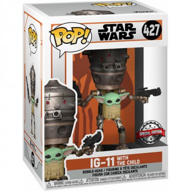 SET FIGURA POP & TEE STAR WARS IG-11 WITH THE CHILD EXCLUSIVE M