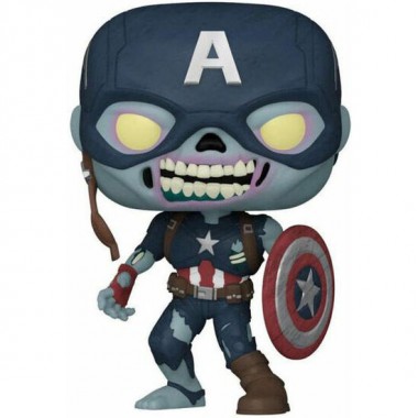 FIGURA POP MARVEL WHAT IF ZOMBIE CAPTAIN AMERICA EXCLUSIVE 25CM