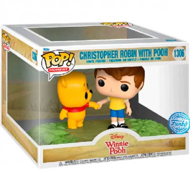 FIGURA POP MOMENTS DISNEY WINNIE THE POOH CHRISTOPHER ROBIN WITH POOH EXCLUSIVE