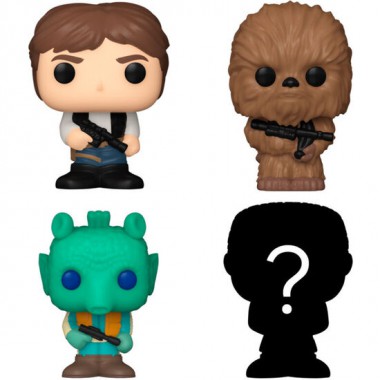 BLISTER 4 FIGURAS BITTY POP STAR WARS HAN SOLO