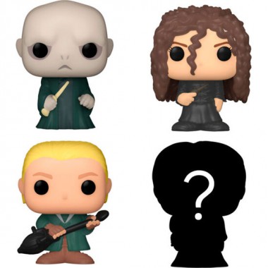 BLISTER 4 FIGURAS BITTY POP HARRY POTTER VOLDEMORT