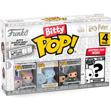 BLISTER 4 FIGURAS BITTY POP HARRY POTTER DUMBLEDORE