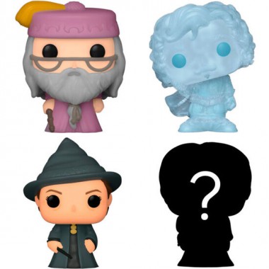 BLISTER 4 FIGURAS BITTY POP HARRY POTTER DUMBLEDORE