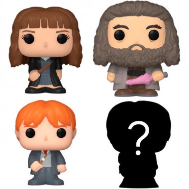 BLISTER 4 FIGURAS BITTY POP HARRY POTTER HERMIONE