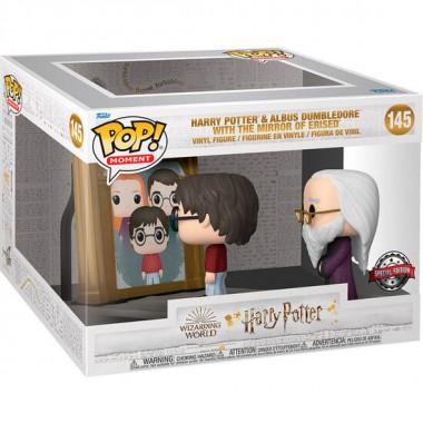 FIGURA POP MOMENT HARRY POTTER - HARRY POTTER & ALBUS DUMBLEDORE THE MIRROR OF ERISED EXCLUSIVE