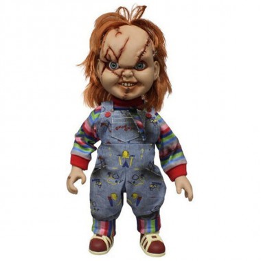 FIGURA CHUCKY EL MUÑECO DIABOLICO PARLANTE 38CM