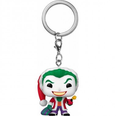 LLAVERO POCKET POP DC COMICS HOLIDAY THE JOKER EXLUSIVE