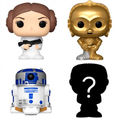 BLISTER 4 FIGURAS BITTY POP STAR WARS LEIA