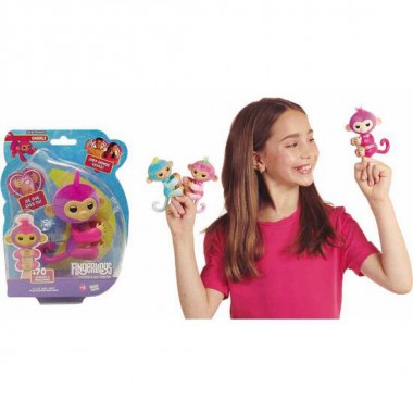 FINGERLINGS BEBE MONO ROSA