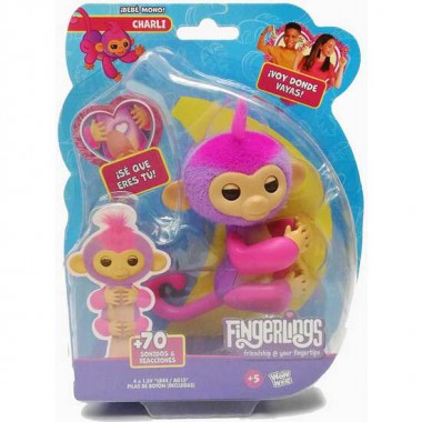 FINGERLINGS BEBE MONO ROSA