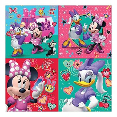 MALETIN CON 4 PUZZLES MINNIE MOUSE "ME TIME"