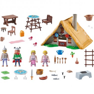 PLAYMOBIL ASTERIX CABAÑA DE ABRARACÚRCIX