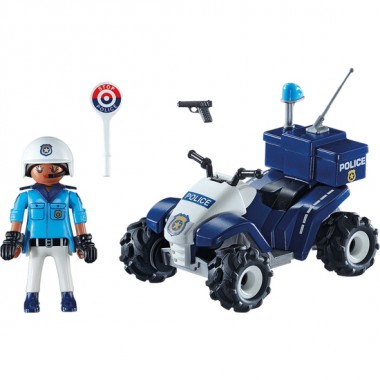 PLAYMOBIL ACTION POLICÍA SPEED QUAD