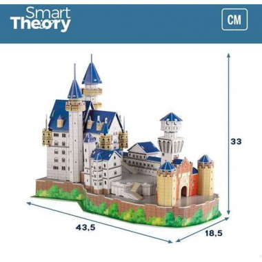 PUZZLE 3D NEW SWAN CASTLE 95 PIEZAS. 43,5X18,5X33 CM