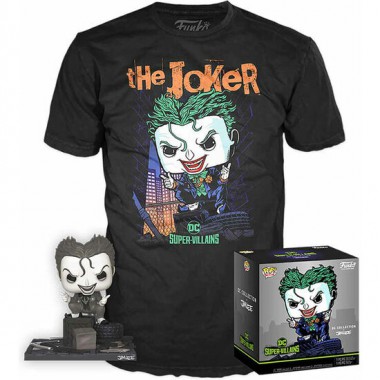 SET FIGURA POP & TEE DC COMICS JIM LEE JOKER