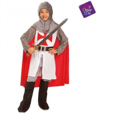 DISFRAZ CABALLERO MEDIEVAL CON CAPA TALLA 7-9 Y