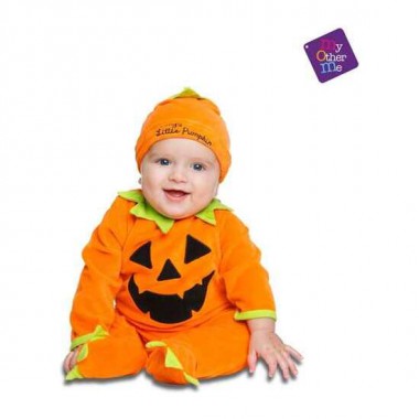 DISFRAZ BEBÉ CALABAZA COTTON TALLA 0-6 MESES