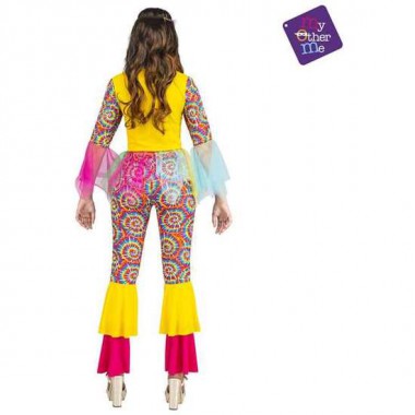 DISFRAZ ADULTO HIPPIE GIRL TALLA M-L