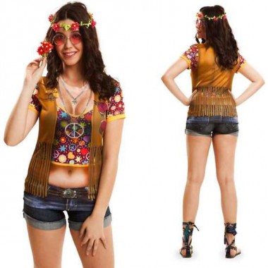 CAMISETA HIPPIE GIRL L