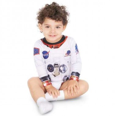 DISFRAZ BEBE CAMISETA ASTRONAUT BODYSUIT 18 MESES