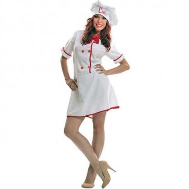 DISFRAZ ADULTO LADY CHEF TALLA M-L