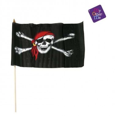 BANDERA PIRATA PEQUEÑA 46 X 32 CM