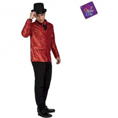 DISFRAZ CHAQUETA SHOWMAN ROJO TALLA M-L