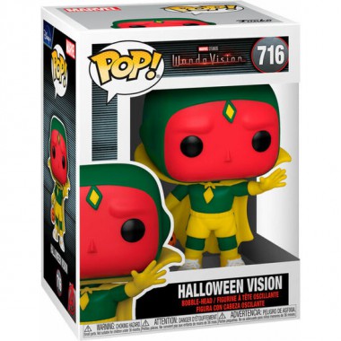 FIGURA POP MARVEL WANDAVISION VISION HALLOWEEN