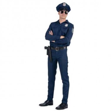 DISFRAZ ADULTO POLICÍA TALLA XL