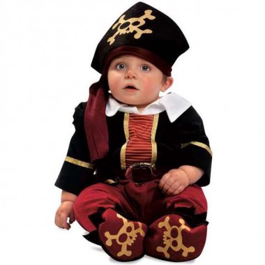 DISFRAZ PIRATA BEBÉ NIÑO TALLA 12-24 M