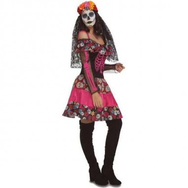 DISFRAZ DÍA DE LOS MUERTOS TALLA S