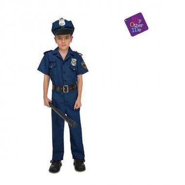 DISFRAZ INFANTIL POLICÍA 10-12 AÑOS (SOMBRERO, CAMISA, CINTURÓN Y PANTALONES)