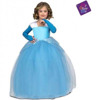 DISFRAZ PRINCESA TUTÚ AZUL TALLA 10-12 Y